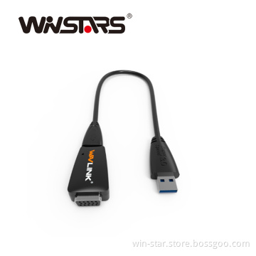 USB3.0 to VGA Adapter for ultrabook with plug-and-play function